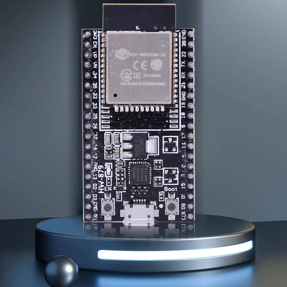 Плата разработки ESP32, плата разработки 500 мА, чип драйвера P2102, Wi-Fi, Bluetooth-совместимый USB5V, 3,3 В/5 В, индуцированный источник питания
Плата разработки ESP32, плата разработки 500 мА, чип драйвера P2102, Wi-Fi, Bluetooth-совместимый USB5V, 3,3 В/5 В, индуцированный источник питания