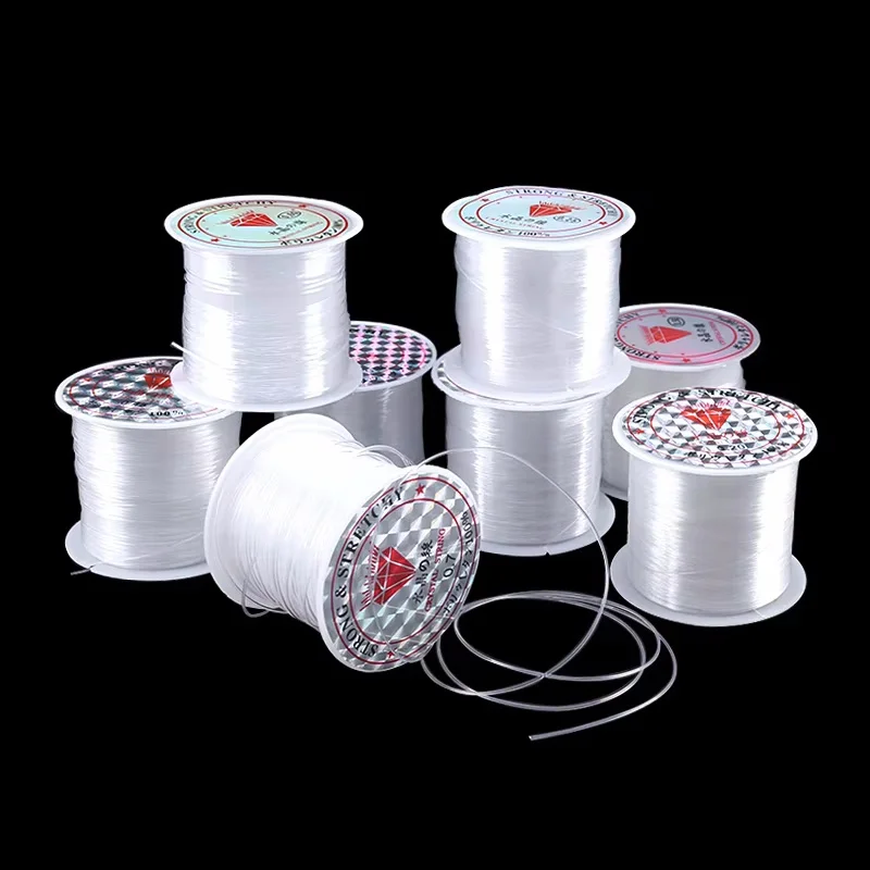 100M Plastic Crystal DIY Beading Fishing Line No Elastic Cord Rope For Jewelry Making Supplies Wire Jeweleri String Thread 2030
100M Plastic Crystal DIY Beading Fishing Line No Elastic Cord Rope For Jewelry Making Supplies Wire Jeweleri String Thread 2030