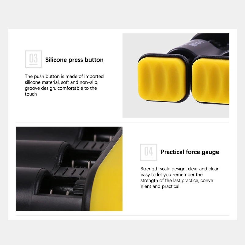 【rrkxa】Hand Grip Finger Trainer Strengthener Power Training Home Fitness Equipment Piano Guitar Finger Exerciser Trainers
【rrkxa】Hand Grip Finger Trainer Strengthener Power Training Home Fitness Equipment Piano Guitar Finger Exerciser Trainers