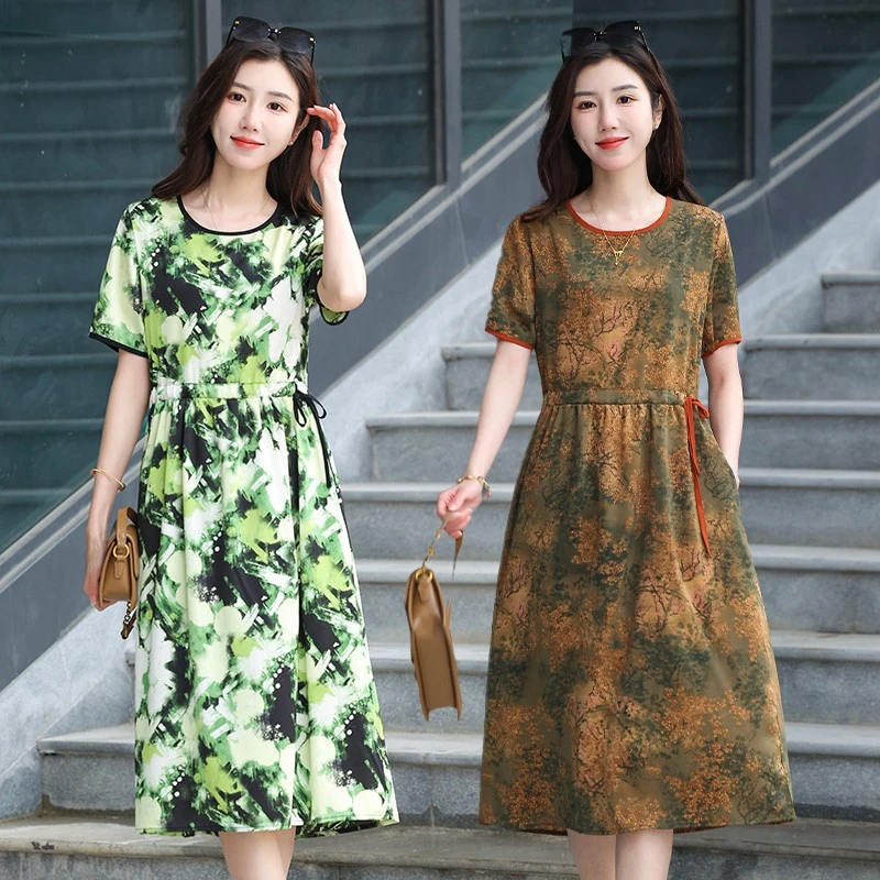 Summer dresses Fashion O-Neck pirint Party Dress Women slim vestidos plus size cotton Bohemian vestido longo feminino dresses
Summer dresses Fashion O-Neck pirint Party Dress Women slim vestidos plus size cotton Bohemian vestido longo feminino dresses
