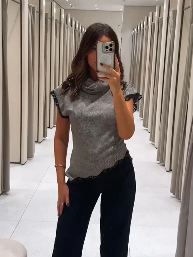 HH женский модный универсальный топ без рукавов с воротником-стойкой и узором «гусиные лапки» 2025 года, женский элегантный топ без рукавов с асимметричным подолом
HH женский модный универсальный топ без рукавов с воротником-стойкой и узором «гусиные лапки» 2025 года, женский элегантный топ без рукавов с асимметричным подолом