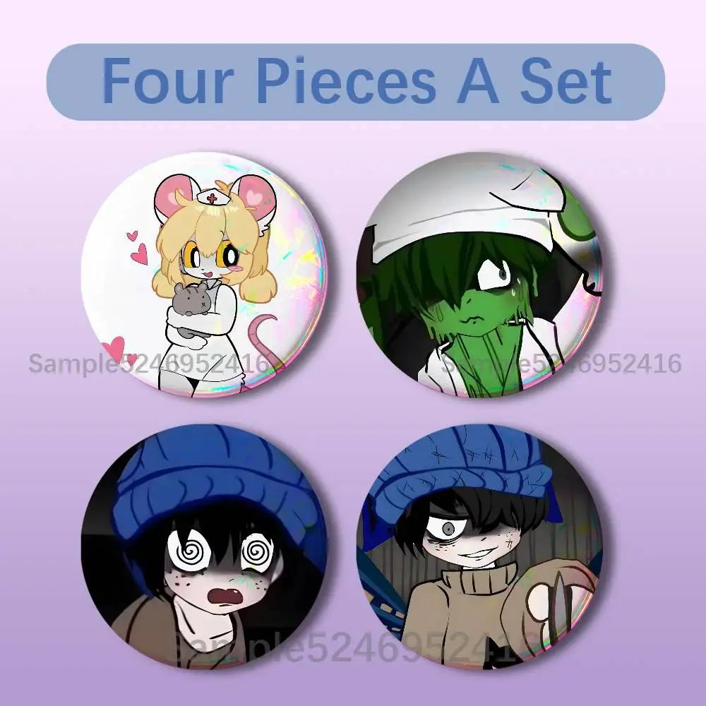T-Terrible Mouse TM Lorna 4 Pieces Set Badge Set Fashion Brooches for Women Men Backpack Accessory Bag Badge Jewelry Gift
T-Terrible Mouse TM Lorna 4 Pieces Set Badge Set Fashion Brooches for Women Men Backpack Accessory Bag Badge Jewelry Gift