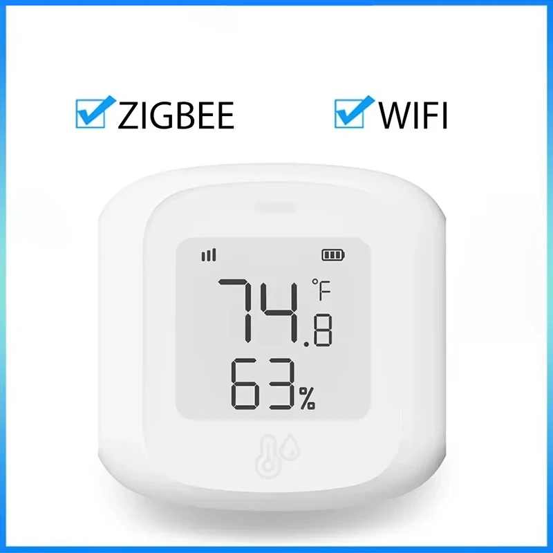 Smart Wifi/zigbee Temperature And Humidity Sensor Indoor Hygrometer Thermometer With Lcd Display Support Alexa Google Home
Smart Wifi/zigbee Temperature And Humidity Sensor Indoor Hygrometer Thermometer With Lcd Display Support Alexa Google Home