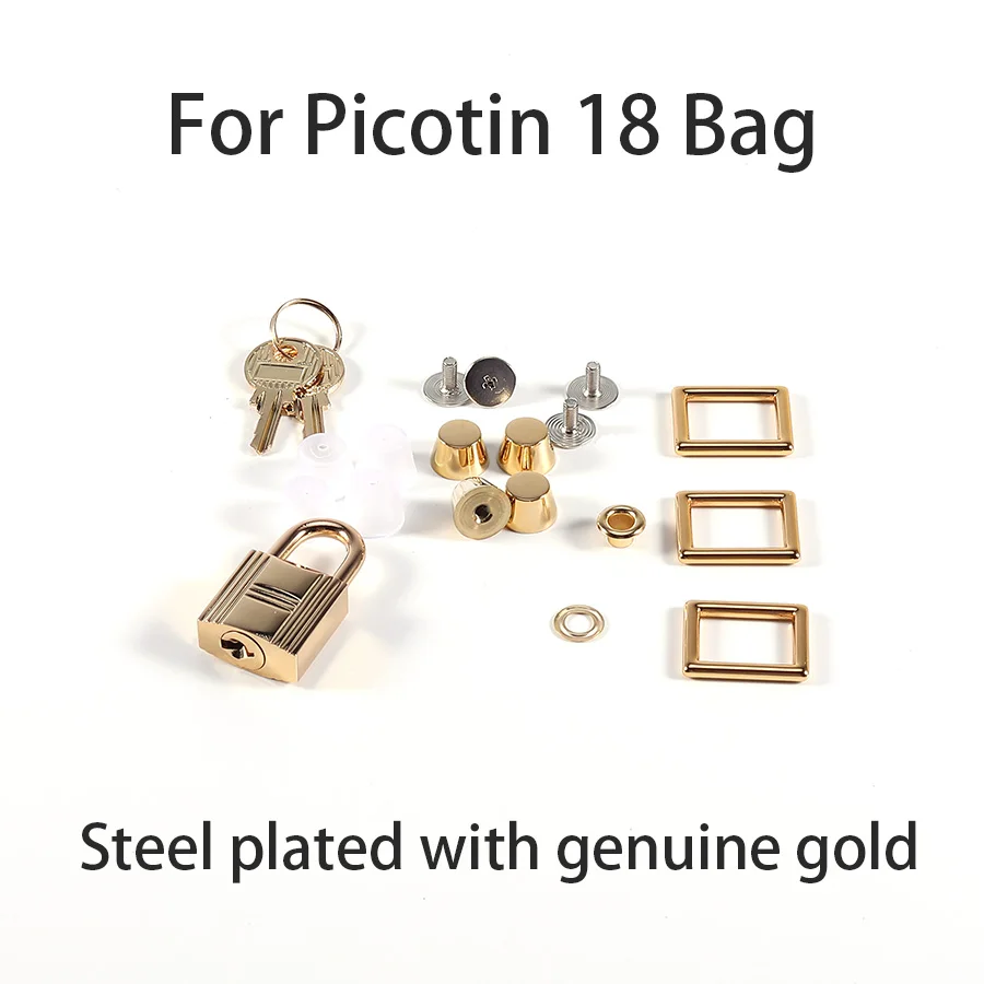 High Quality Solid Steel Material Hardware Suitable For Picotin 18 Bag Full Set Hardware Repair Accessories DIY
High Quality Solid Steel Material Hardware Suitable For Picotin 18 Bag Full Set Hardware Repair Accessories DIY