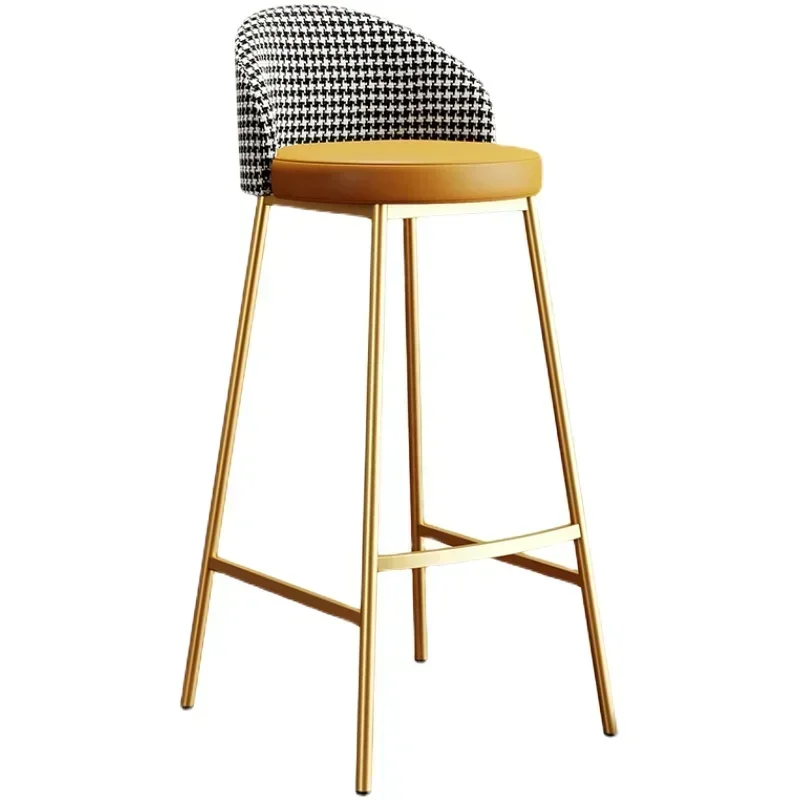 Esthetician Living Room Designer Luxury High Golden Bar Chair Dining Ergonomic Living Room Soft Cadeiras Home Furniture
Esthetician Living Room Designer Luxury High Golden Bar Chair Dining Ergonomic Living Room Soft Cadeiras Home Furniture