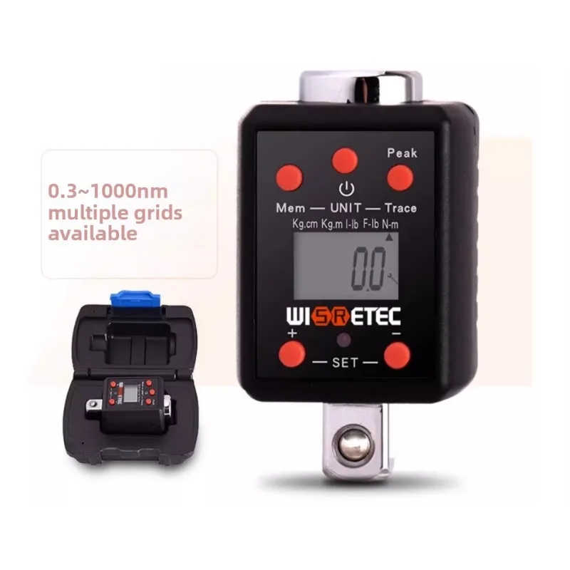 High Precision Digital Torque meter Torque Wrench 0.3-1000Nm 1/4" 1/2" 3/8" 3/4" Adjustable Drive Preset Torque Adapter
High Precision Digital Torque meter Torque Wrench 0.3-1000Nm 1/4" 1/2" 3/8" 3/4" Adjustable Drive Preset Torque Adapter