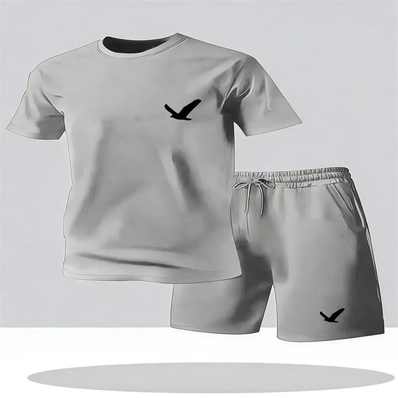 2026 Summer Men's T-shirt+Shorts City casual sportswear Short sleeved T-shirt and shorts Men's Home Outdoor Comfort Set
2026 Summer Men's T-shirt+Shorts City casual sportswear Short sleeved T-shirt and shorts Men's Home Outdoor Comfort Set