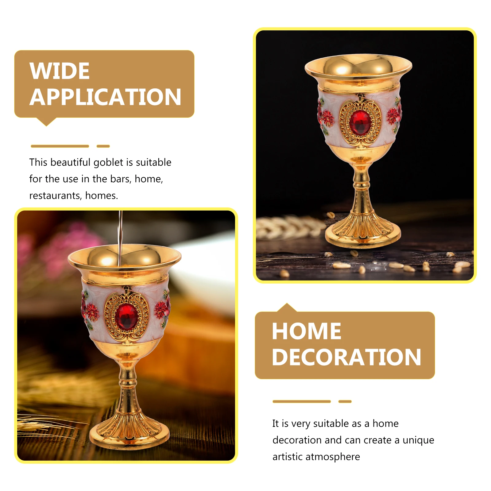 Retro Goblet Small Drinking Cup Home Use Copper Creative Glass Bar Adornment Smooth Surface Easy Clean Exquisite Pattern
Retro Goblet Small Drinking Cup Home Use Copper Creative Glass Bar Adornment Smooth Surface Easy Clean Exquisite Pattern