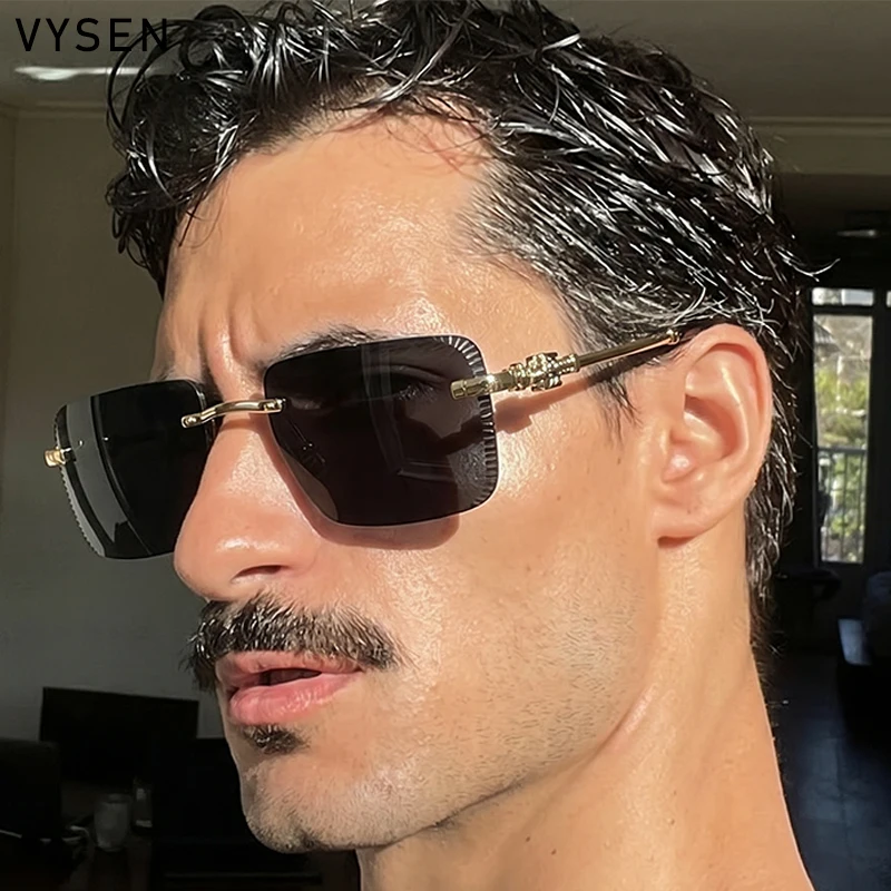 Vintage Rimless Photochromic Square Sunglasses Men 2026 Luxury Brand Steampunk Sun Glasses Male Cut Edges Hip Hop Eyewear Shades
Vintage Rimless Photochromic Square Sunglasses Men 2026 Luxury Brand Steampunk Sun Glasses Male Cut Edges Hip Hop Eyewear Shades