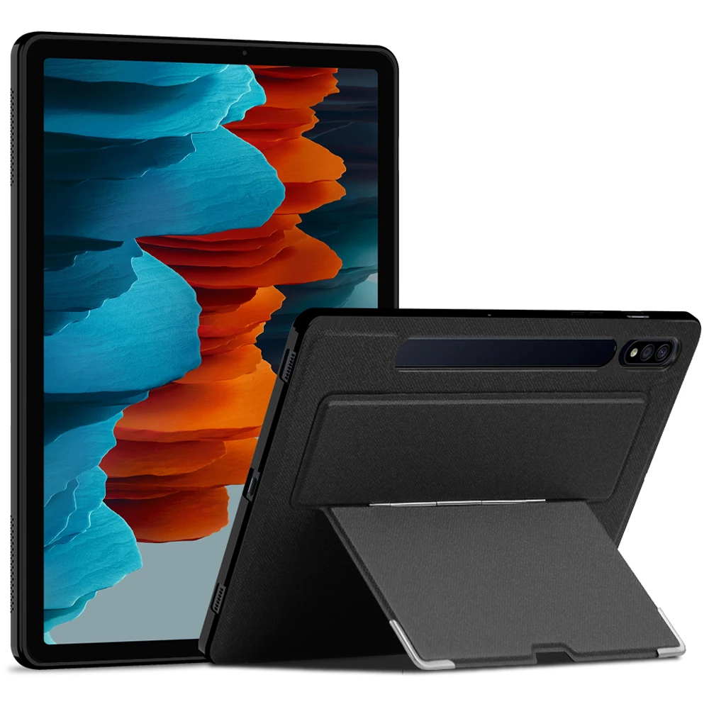 For Samsung Galaxy Tab S7 Case PU Leather Coated PC Tablet Cover with Back Kickstand
For Samsung Galaxy Tab S7 Case PU Leather Coated PC Tablet Cover with Back Kickstand