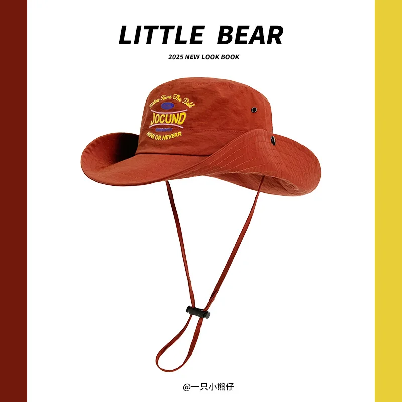 Japanese Niche Letter Embroidery Quick-drying Mountaineering Hat for Men and Women Summer Brim Shading Hiking Big Brim Sun Cap
Japanese Niche Letter Embroidery Quick-drying Mountaineering Hat for Men and Women Summer Brim Shading Hiking Big Brim Sun Cap
