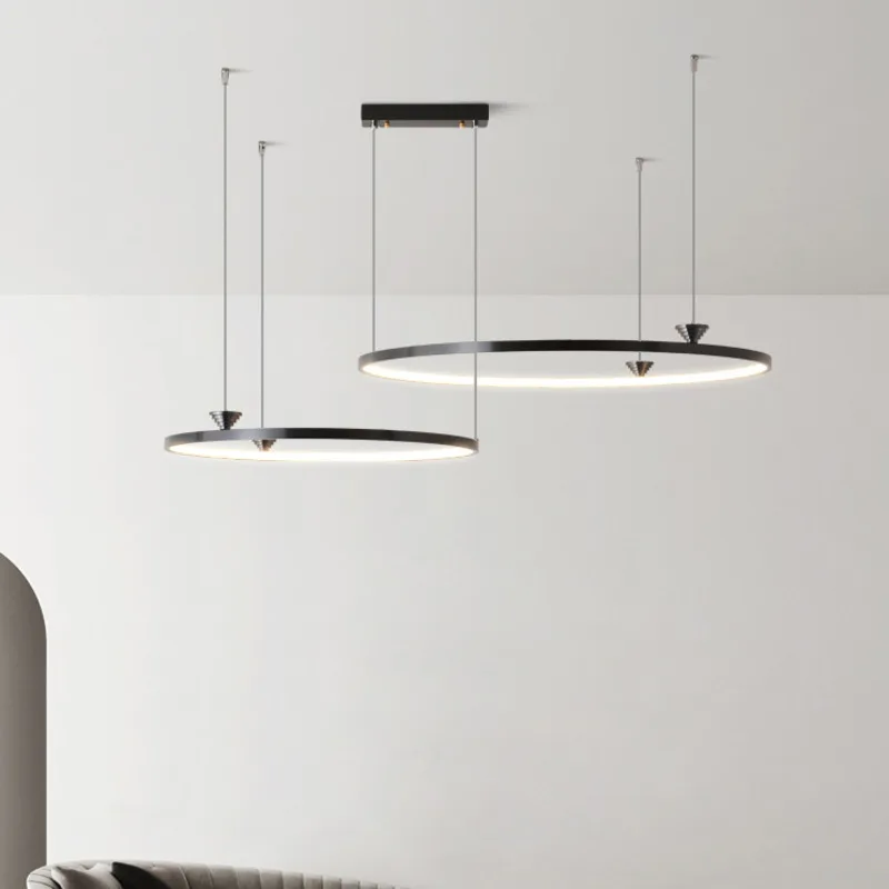 Chandelier Living Room Chandelier Italian Style Simple Ring Main Lamp Designer Creative Dining Room Bedroom Lamp
Chandelier Living Room Chandelier Italian Style Simple Ring Main Lamp Designer Creative Dining Room Bedroom Lamp