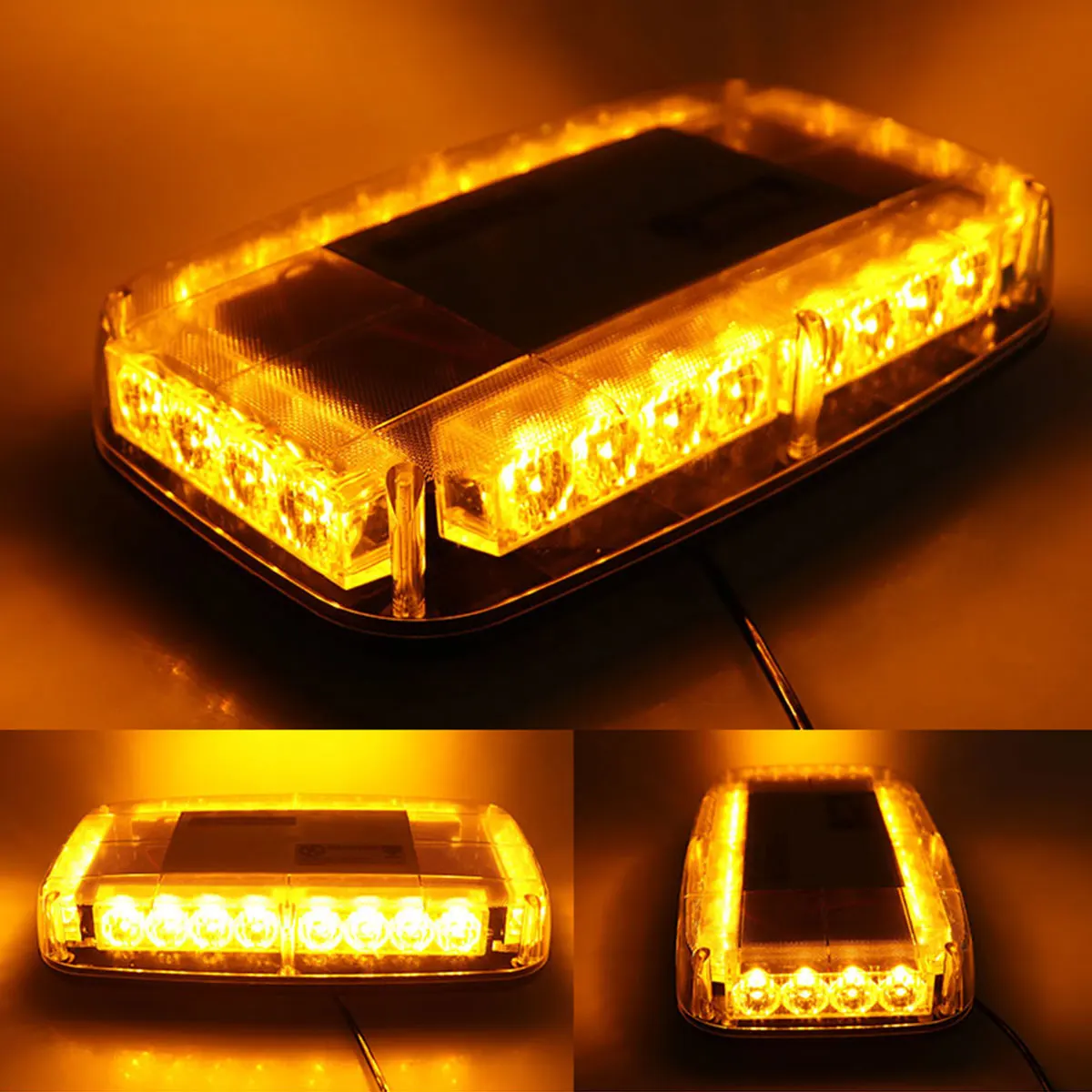 12V-24V LED Emergency Hazard Warning Light Car Roof Top Flash Strobe Light Bar Police Light 6 Model 24SMD With Magnetic Mount
12V-24V LED Emergency Hazard Warning Light Car Roof Top Flash Strobe Light Bar Police Light 6 Model 24SMD With Magnetic Mount