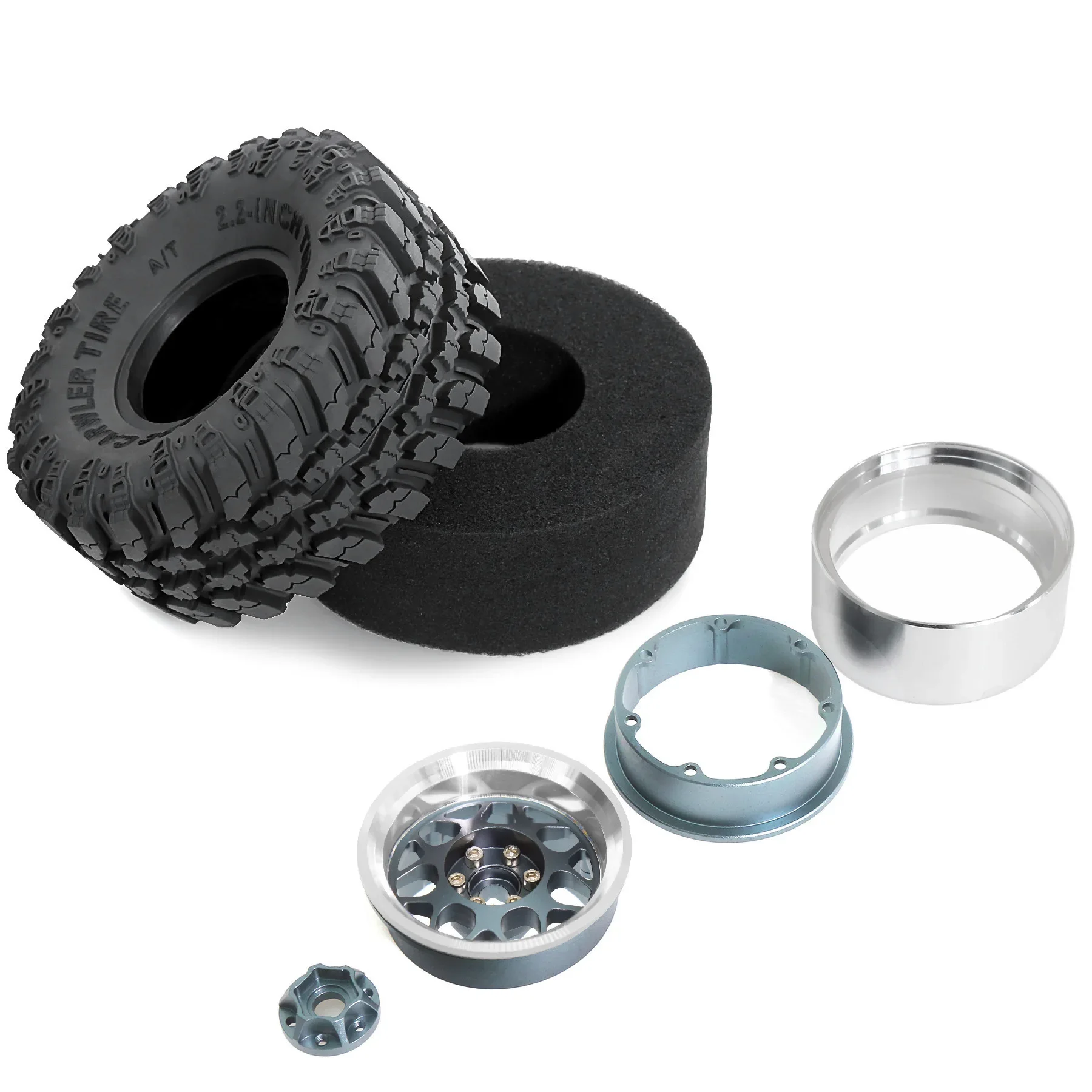 4psc Crawler Tire Skin 2.2 Inch Wheel Hub Tire Truck for Axial Wraith 1/10 TRX4 SCX10 RC Car Metal Upgrade OP Accessories Parts
4psc Crawler Tire Skin 2.2 Inch Wheel Hub Tire Truck for Axial Wraith 1/10 TRX4 SCX10 RC Car Metal Upgrade OP Accessories Parts
