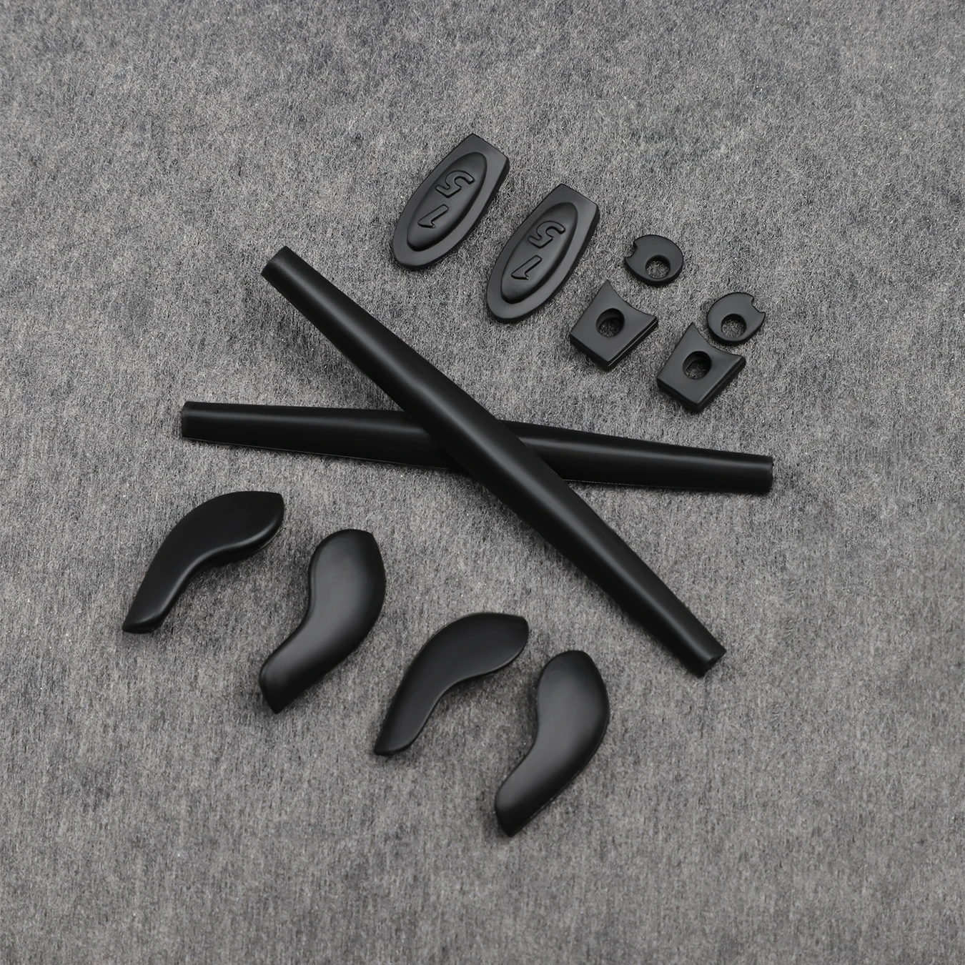 Black Rubber Kit Replacement Ear Socks Temple Tips Nose Pads Nose Pieces for Oakley X Metal XX Juliet X Metal Frame
Black Rubber Kit Replacement Ear Socks Temple Tips Nose Pads Nose Pieces for Oakley X Metal XX Juliet X Metal Frame