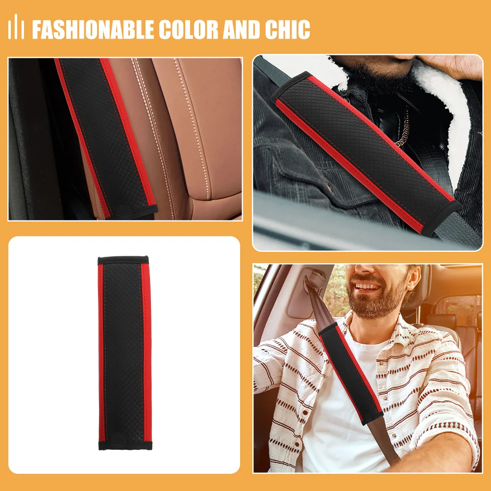 2Pcs Shoulder Pad Cover PU Protector Comfortable Breathable Design Fashionable Interior Accessory for Auto
2Pcs Shoulder Pad Cover PU Protector Comfortable Breathable Design Fashionable Interior Accessory for Auto