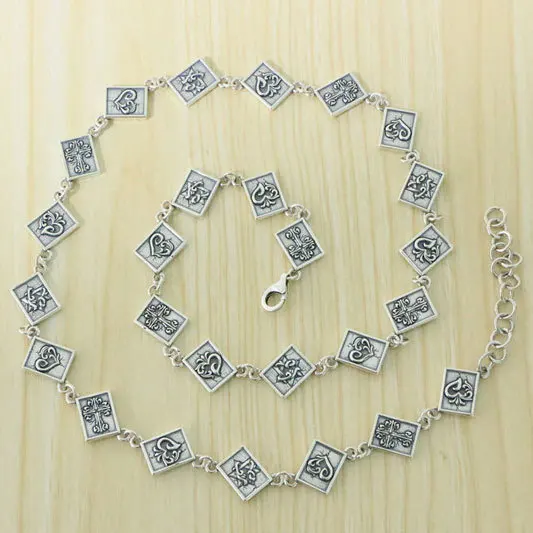 Thai silver retro personality men and women cross skull necklace S925 sterling silver makes old multi-element sweater chain
Thai silver retro personality men and women cross skull necklace S925 sterling silver makes old multi-element sweater chain