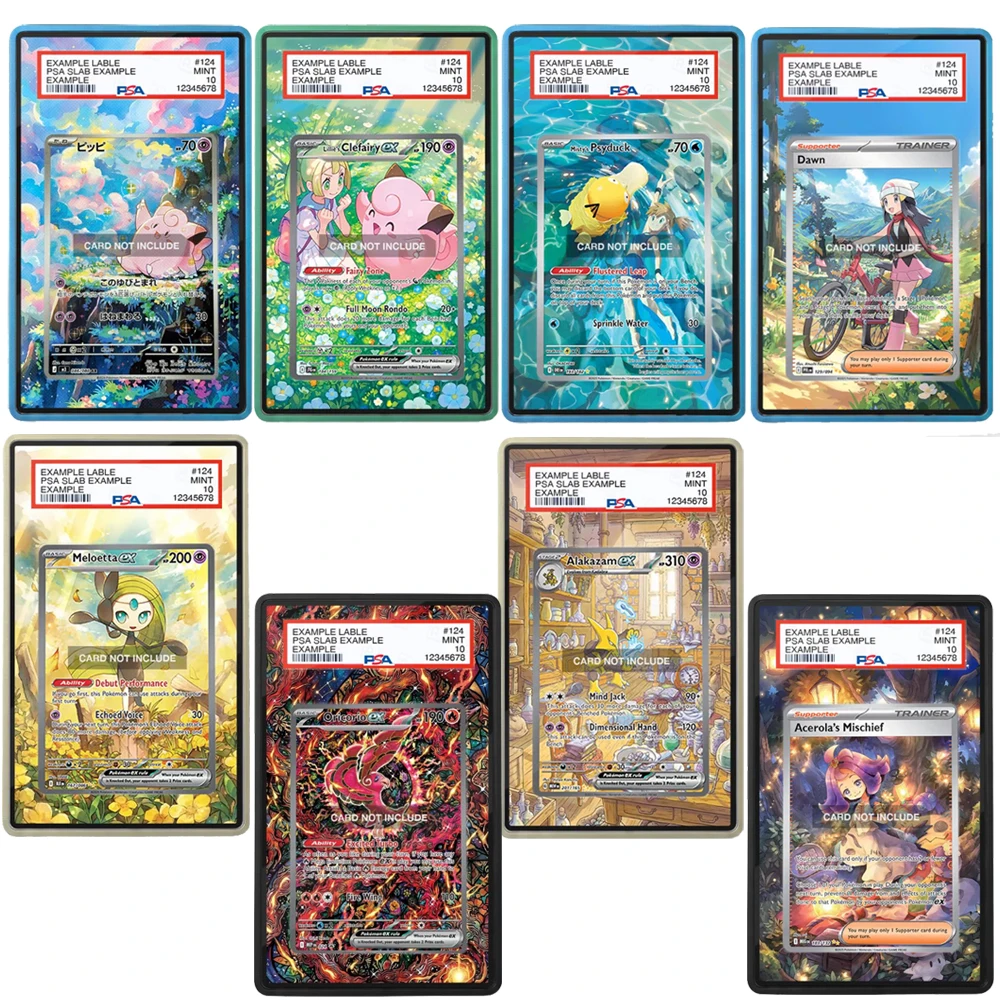 Anime Ptcg Art Display Storage Box Gengar Lucario Psyduck Zoroark Clefairy Alakazam Meowth Game Card Psa Acrylic Protective Case
Anime Ptcg Art Display Storage Box Gengar Lucario Psyduck Zoroark Clefairy Alakazam Meowth Game Card Psa Acrylic Protective Case