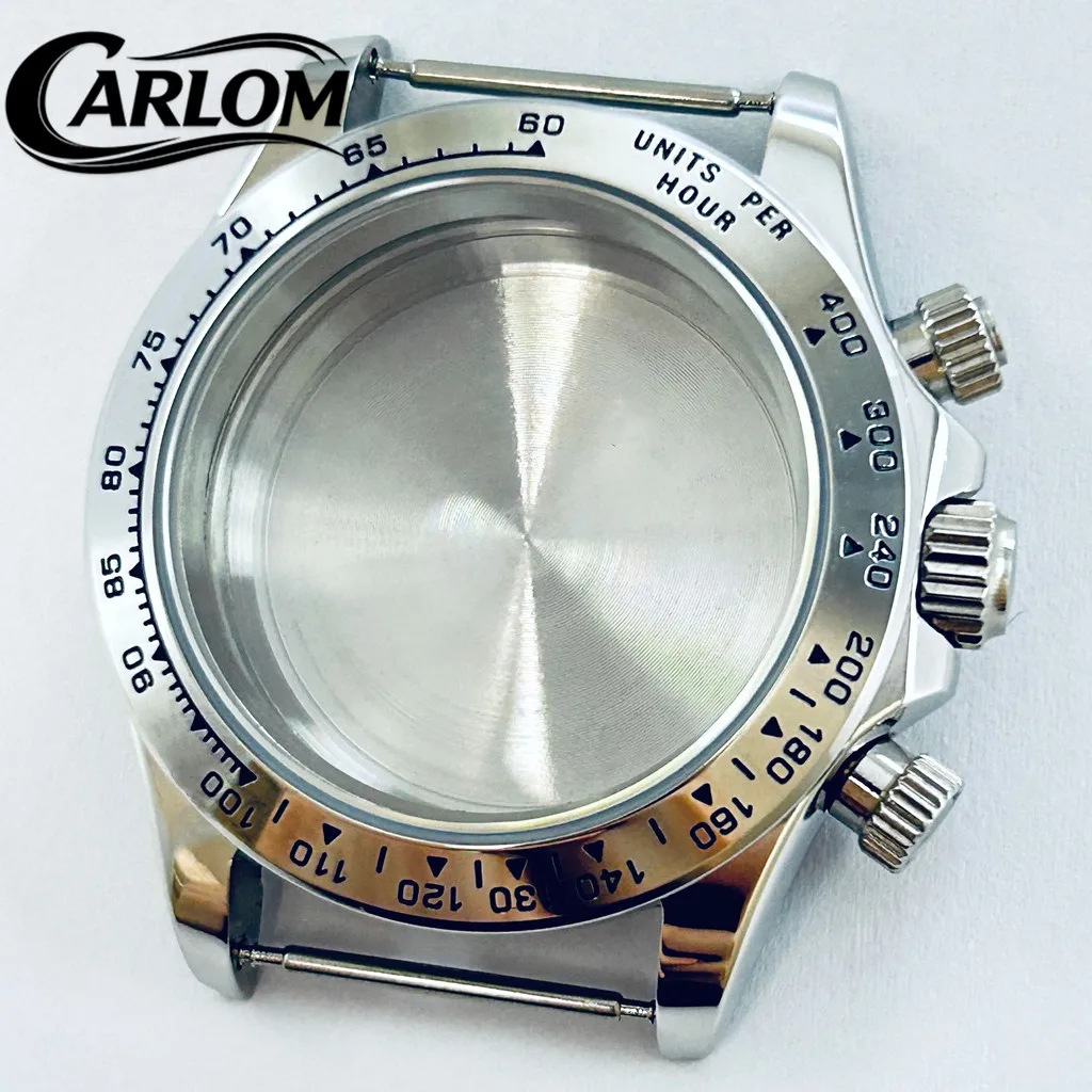 39mm VK63 VK64 Watch Case Stainless Steel Silver Sapphire Glass for VK63 VK64 Quartz Movement Watch Modified Accessories
39mm VK63 VK64 Watch Case Stainless Steel Silver Sapphire Glass for VK63 VK64 Quartz Movement Watch Modified Accessories