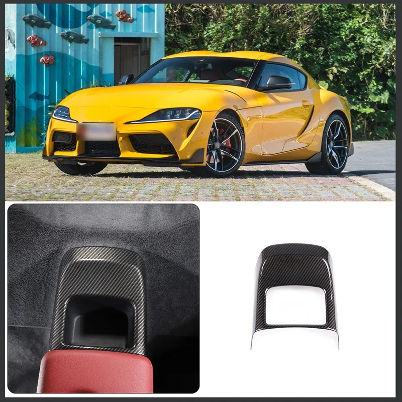 For 2019-22 Toyota GR Supra A90 ABS Carbon Fiber Car Styling Rear Storage Box Cover Sticker Car Interior Decoration Accessories
For 2019-22 Toyota GR Supra A90 ABS Carbon Fiber Car Styling Rear Storage Box Cover Sticker Car Interior Decoration Accessories