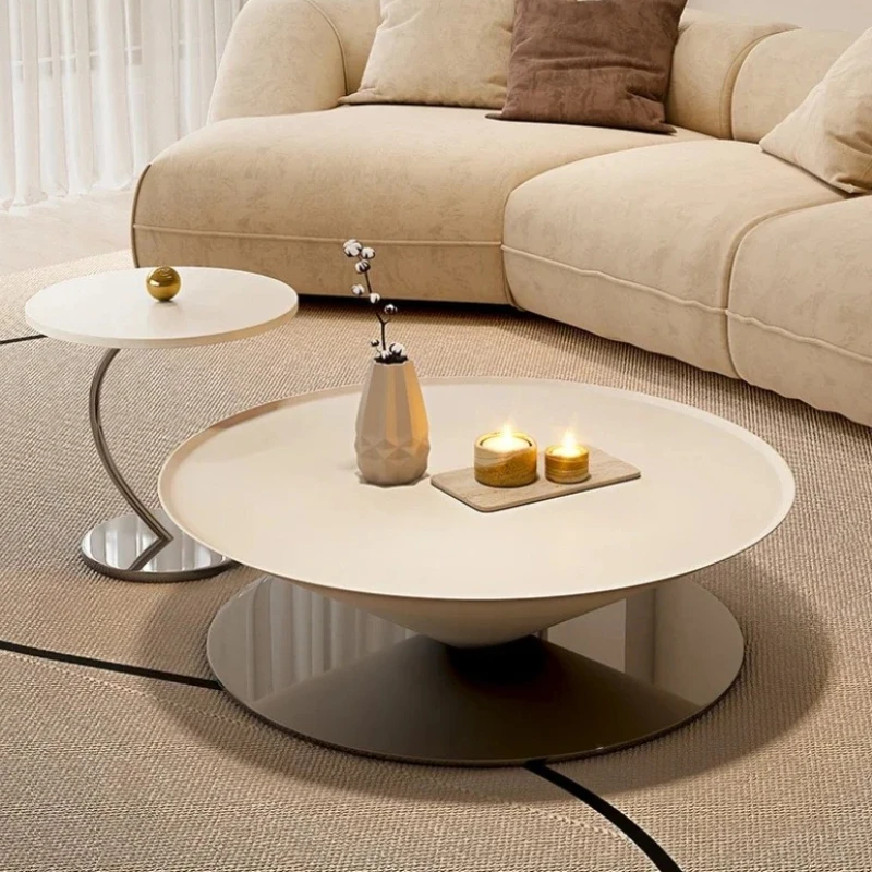 Designer Minimalist Coffee Table Small Modern Aesthetic Round Coffe Table Simple Apartamento Kaffee Tische Furniture For Home
Designer Minimalist Coffee Table Small Modern Aesthetic Round Coffe Table Simple Apartamento Kaffee Tische Furniture For Home
