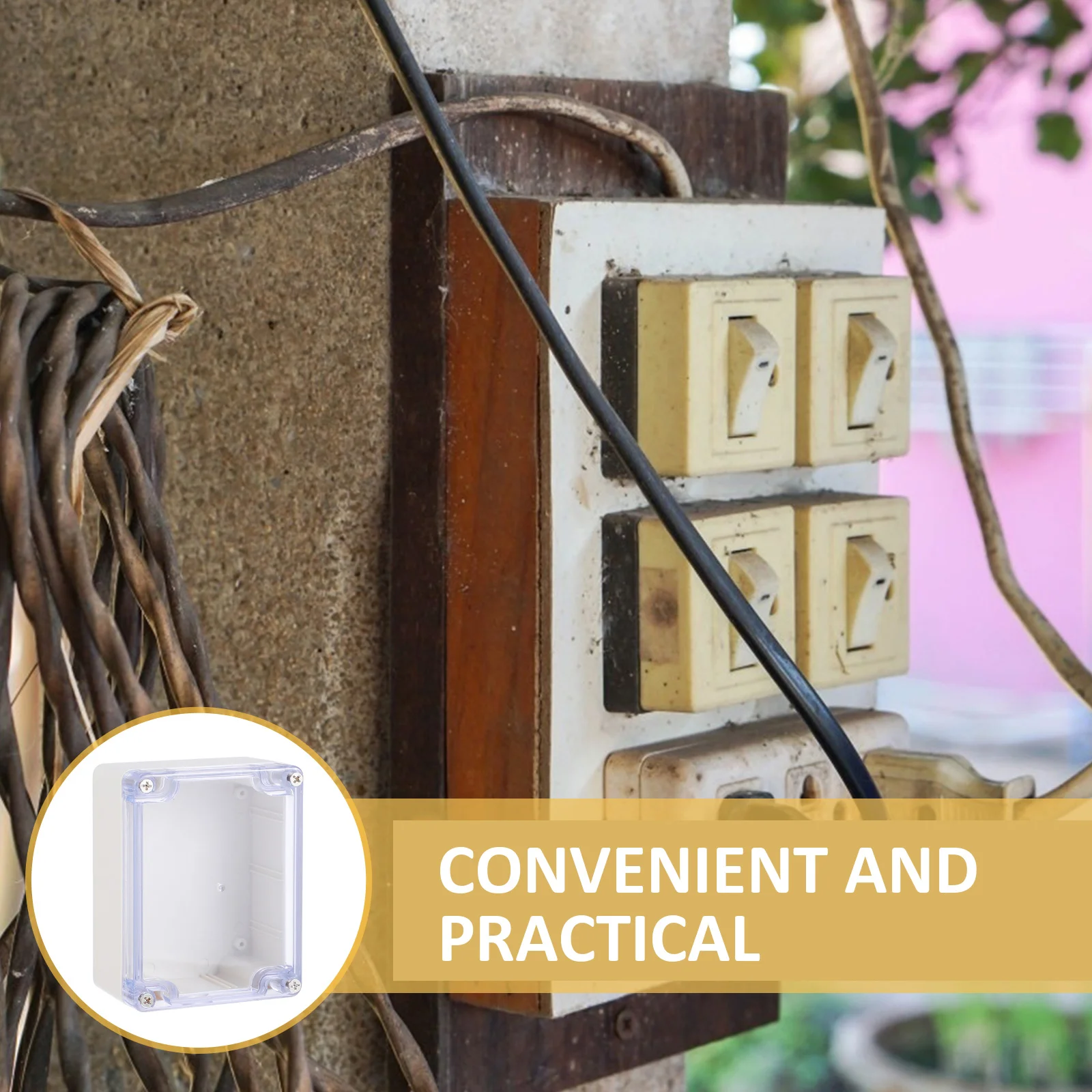 Waterproof Abs Junction Box 4 Pack Dustproof Corrosion Resistant Electrical Enclosure For Outdoor Indoor Box Housing
Waterproof Abs Junction Box 4 Pack Dustproof Corrosion Resistant Electrical Enclosure For Outdoor Indoor Box Housing