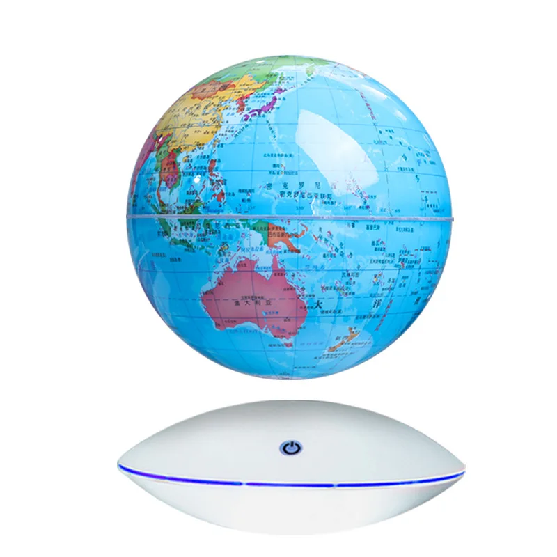 6 inch magnetic levitation globe creative home ornament colorful night light boy birthday gift
6 inch magnetic levitation globe creative home ornament colorful night light boy birthday gift