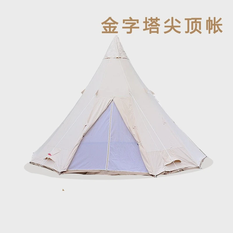 Pyramid Tent Outdoor Campsite Luxury Camping Cotton Fabric Rainproof and Sunshade Park Camping Portable Cold Protection
Pyramid Tent Outdoor Campsite Luxury Camping Cotton Fabric Rainproof and Sunshade Park Camping Portable Cold Protection