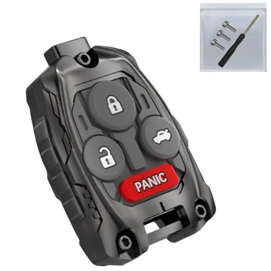 Cutting NOT Required - Upgraded Version Heavy Zinc Alloy Key Fob Shell Case Replacement for Honda Accord Civic EX CR-V Pilot Ke
Cutting NOT Required - Upgraded Version Heavy Zinc Alloy Key Fob Shell Case Replacement for Honda Accord Civic EX CR-V Pilot Ke