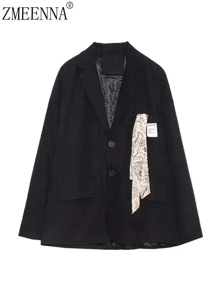 ZMEENNA Single-breasted Bandage Pockets Patchwork Solid Color Slim Elegant Fashion Women's Blazers 2024 Autumn Winter New ZM187
ZMEENNA Single-breasted Bandage Pockets Patchwork Solid Color Slim Elegant Fashion Women's Blazers 2024 Autumn Winter New ZM187