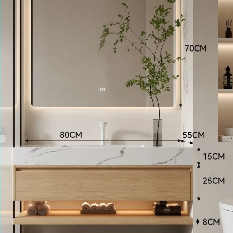 Hotel wind slate seamless basin bathroom cabinet washbasin washbasin combined bathroom cabinet
Hotel wind slate seamless basin bathroom cabinet washbasin washbasin combined bathroom cabinet