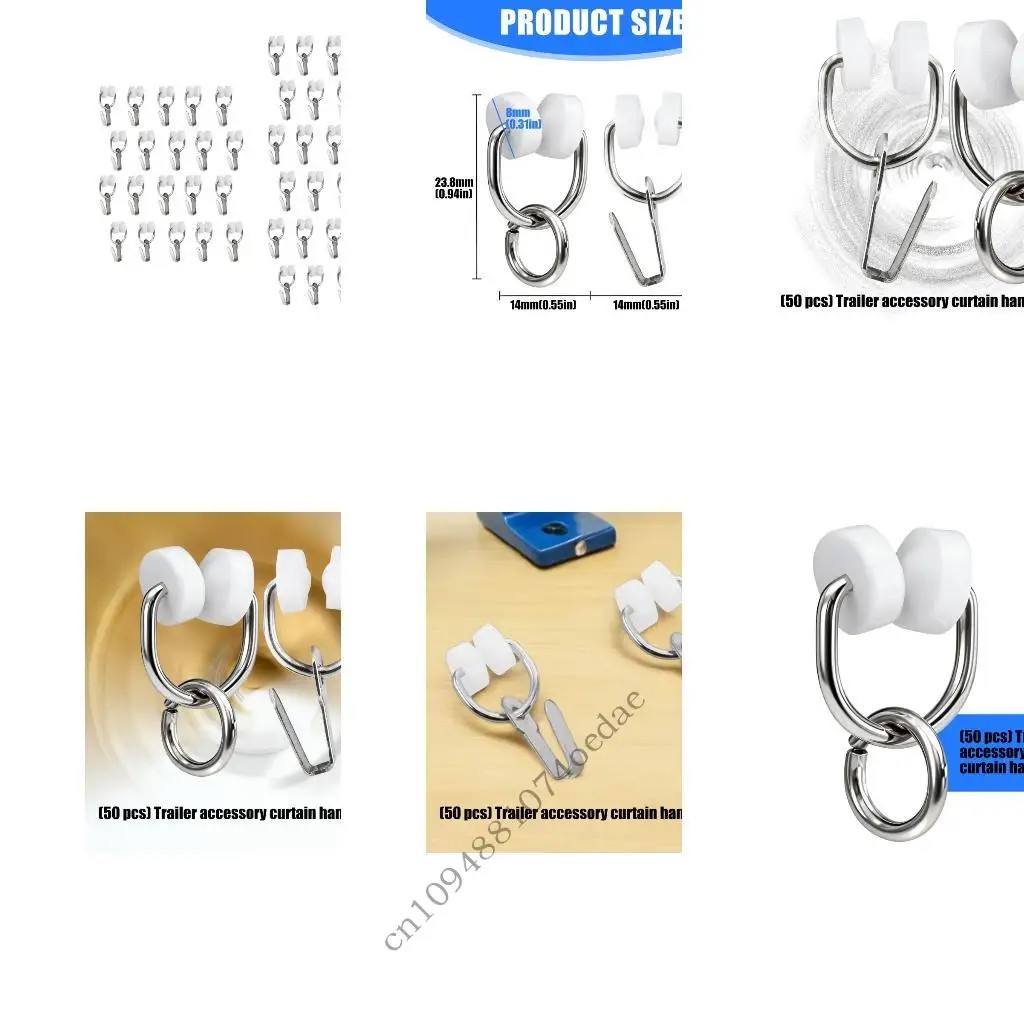 Quick Install Motorhome Curtain Hook For Multiple Tracks No Tools Required 50pcs
Quick Install Motorhome Curtain Hook For Multiple Tracks No Tools Required 50pcs