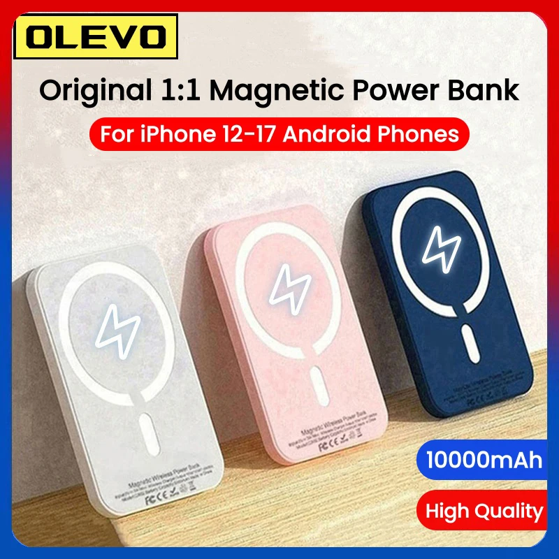 For Magsafe Power Bank 10000mAh Magnetic Wireless Power Bank Portable External Auxiliary Spare Battery For iPhone Xiaomi Samsung
For Magsafe Power Bank 10000mAh Magnetic Wireless Power Bank Portable External Auxiliary Spare Battery For iPhone Xiaomi Samsung