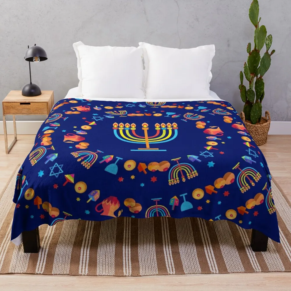 Happy Hanukkah Menorah Jewish Holiday Party Decoration Throw Blanket blanket fluffy
Happy Hanukkah Menorah Jewish Holiday Party Decoration Throw Blanket blanket fluffy