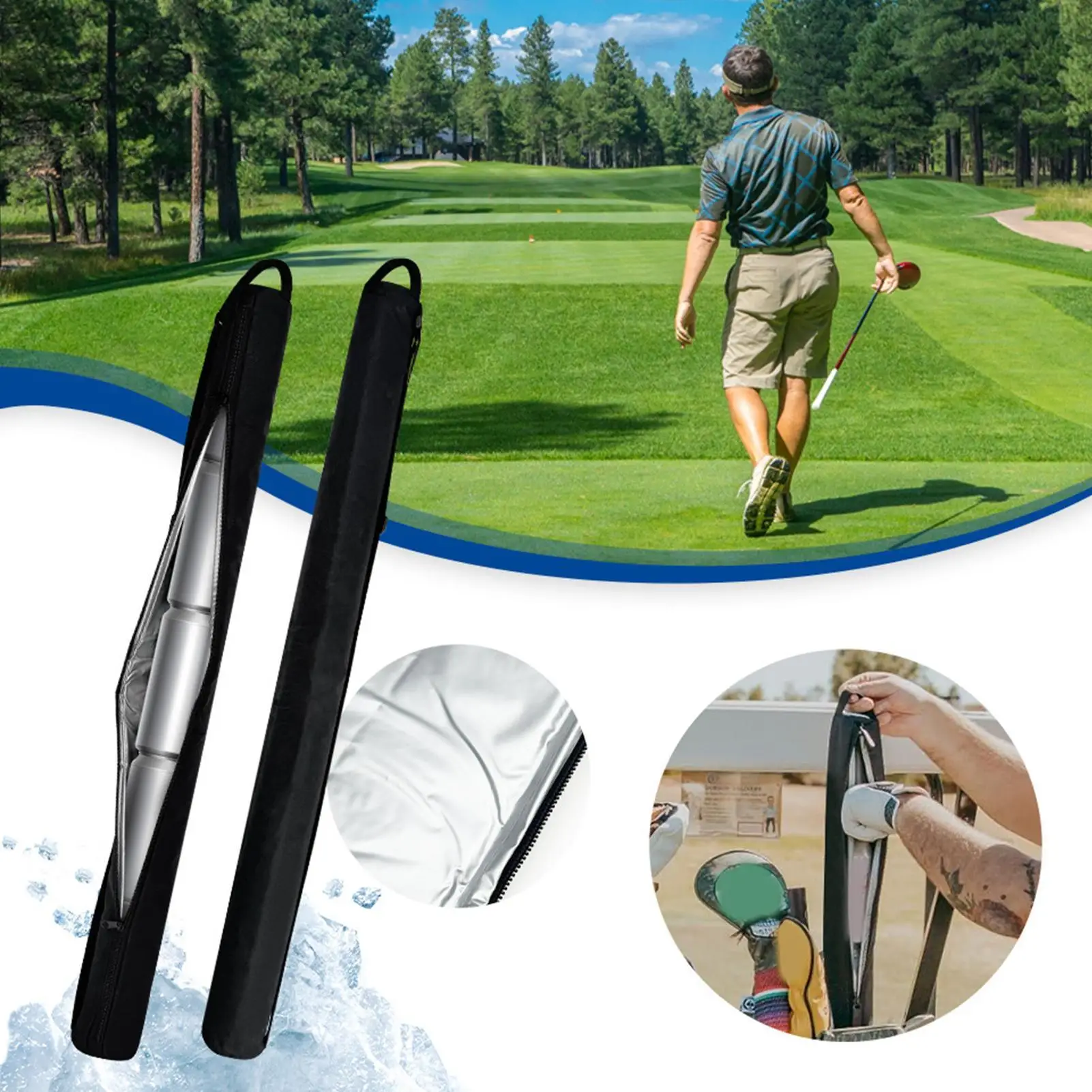 Universal Insulated Beverage Sleeve Leakproof Beer Cooler Fits Golf Bag Backpack Belt For Beach Camping Sports Picnic
Universal Insulated Beverage Sleeve Leakproof Beer Cooler Fits Golf Bag Backpack Belt For Beach Camping Sports Picnic