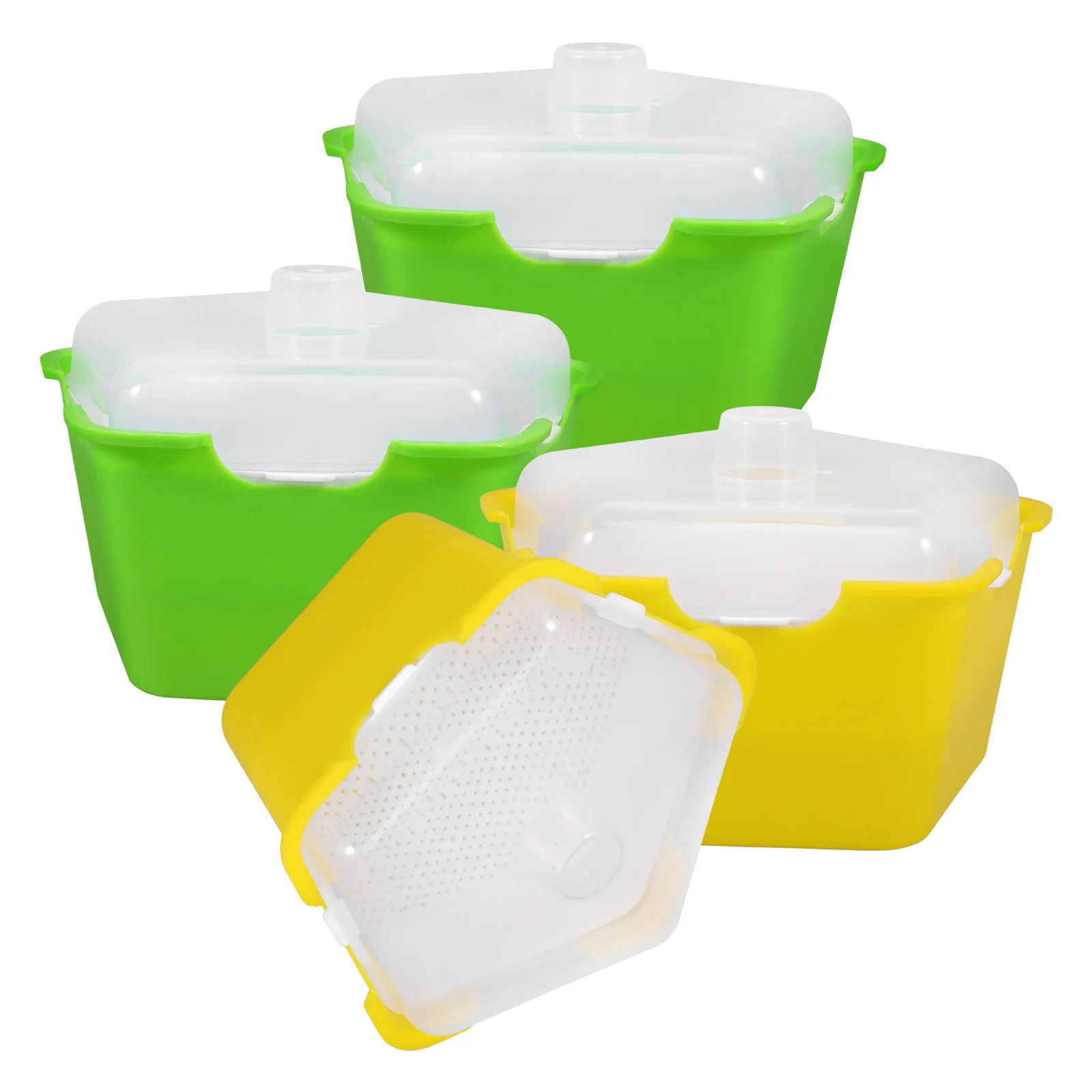 4 Sets Seedling Tray Kit for Hydroponic Growing Multi-functional Design Plant Starter Germination Trays Garden
4 Sets Seedling Tray Kit for Hydroponic Growing Multi-functional Design Plant Starter Germination Trays Garden