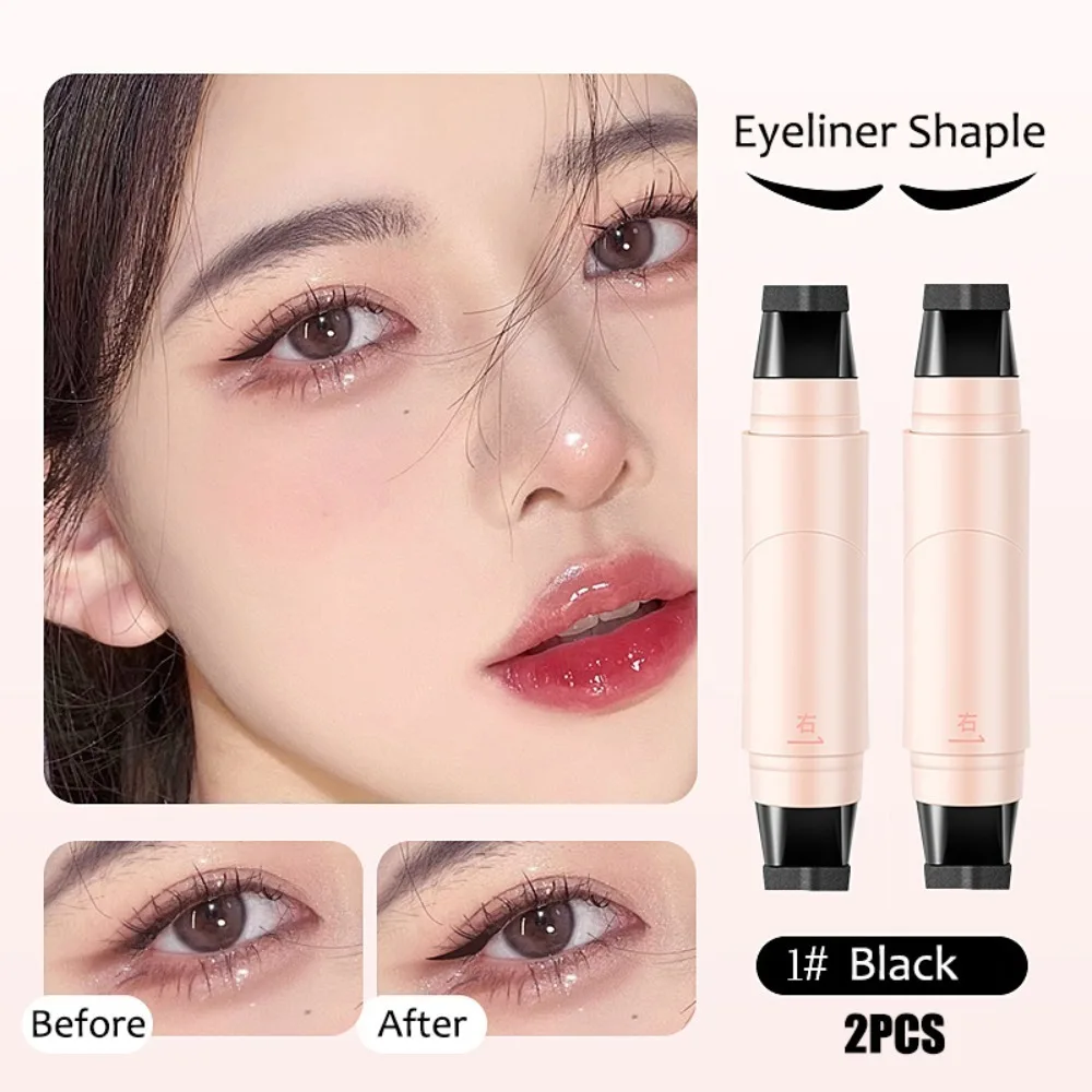 2pcs Matte Rotatable Eyeliner Stamp Long Lasting Quick Dry Liquid Eye Liner Pen Waterproof Drawing Pen Eyeliner Seal Party
2pcs Matte Rotatable Eyeliner Stamp Long Lasting Quick Dry Liquid Eye Liner Pen Waterproof Drawing Pen Eyeliner Seal Party