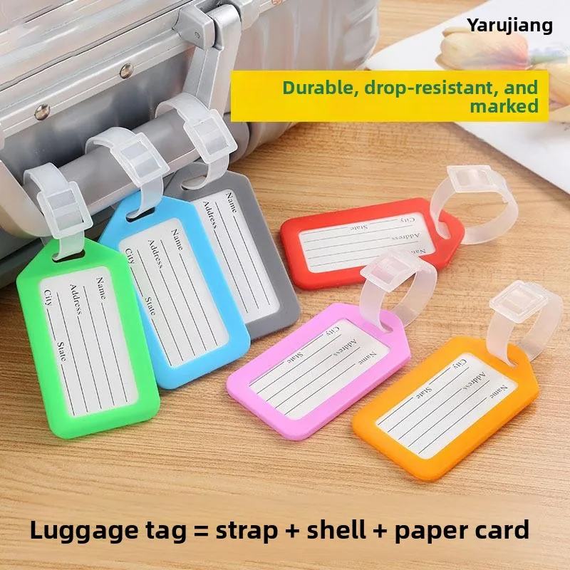 Travel Luggage Tag Hanging Tag Identification Label for Business Trip Airplane Carryon Bag Tag Children's Storage Organizer
Travel Luggage Tag Hanging Tag Identification Label for Business Trip Airplane Carryon Bag Tag Children's Storage Organizer
