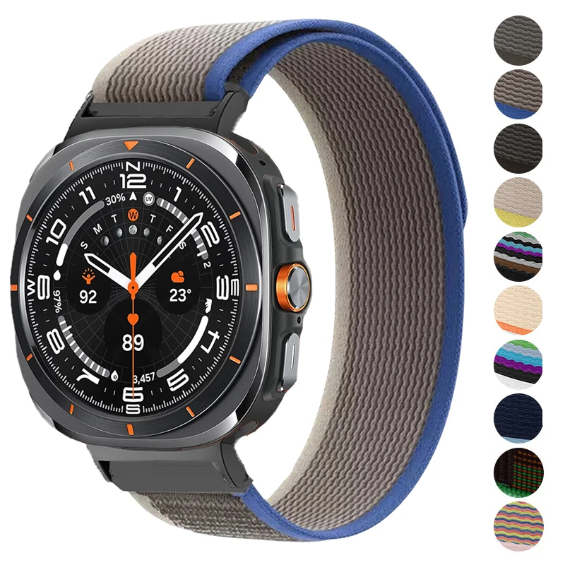 Ремешок нейлоновый для Samsung Galaxy Watch Ultra, браслет-петля без зазора для Samsung Galaxy Ultra, 47 мм, аксессуары
Ремешок нейлоновый для Samsung Galaxy Watch Ultra, браслет-петля без зазора для Samsung Galaxy Ultra, 47 мм, аксессуары