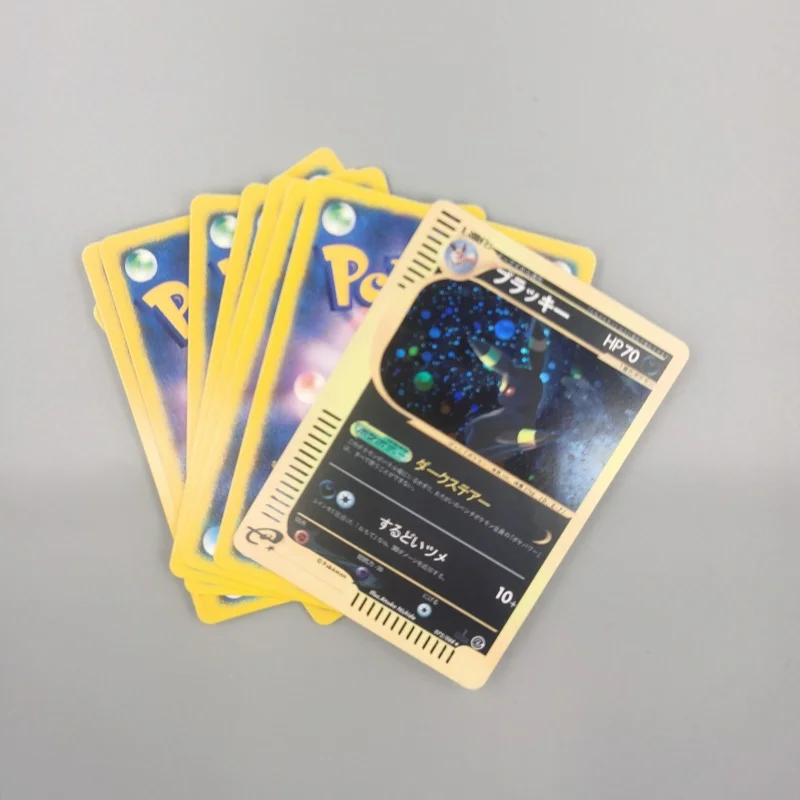 DIY PTCG Collection Cards 2002 JAPANESE UMBREON SPLIT EARTH-1ST EDITION Self Made Single Card Classic Game Anime Cards Gift Toy
DIY PTCG Collection Cards 2002 JAPANESE UMBREON SPLIT EARTH-1ST EDITION Self Made Single Card Classic Game Anime Cards Gift Toy