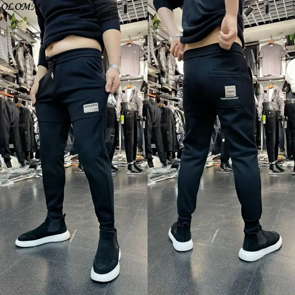 Autumn Fashion Versatile Black Casual Leggings Sweatpants Harun Pants Hip Hop Streetwear Men Cargo Trousers Mens Clothing
Autumn Fashion Versatile Black Casual Leggings Sweatpants Harun Pants Hip Hop Streetwear Men Cargo Trousers Mens Clothing