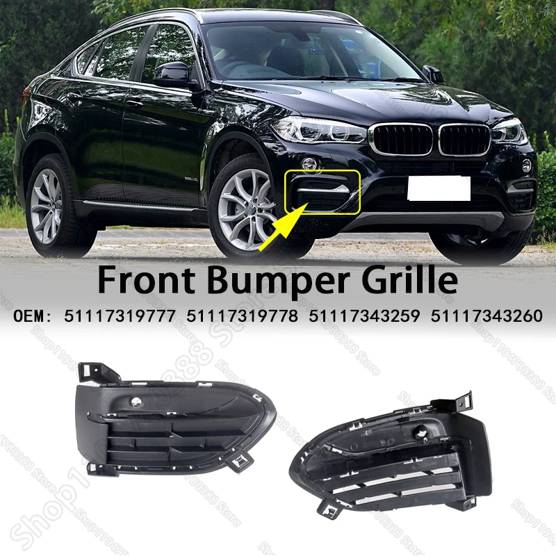 Накладка на внешнюю решетку переднего бампера для BMW X6 35i 50i Chass (F16) 51117319777 51117319778 51117343259 51117343260 2015-2019 гг.
Накладка на внешнюю решетку переднего бампера для BMW X6 35i 50i Chass (F16) 51117319777 51117319778 51117343259 51117343260 2015-2019 гг.