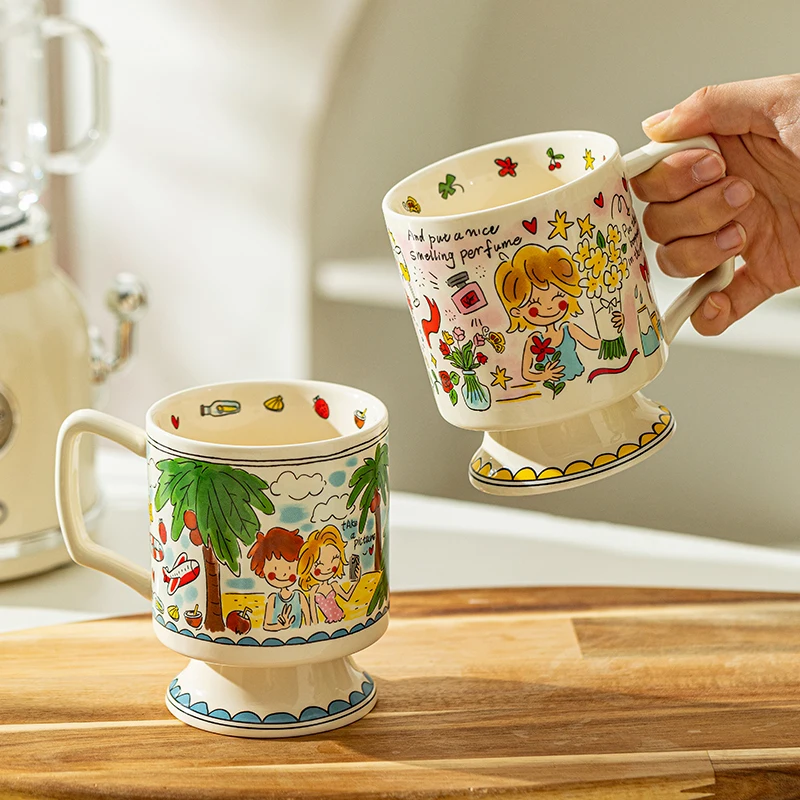 Creative Ceramic Mug for Home Use Cartoon Style, Exquisite Office Large-Capacity Milk Coffee Mug Safe Afternoon Tea Mug, Fashion
Creative Ceramic Mug for Home Use Cartoon Style, Exquisite Office Large-Capacity Milk Coffee Mug Safe Afternoon Tea Mug, Fashion