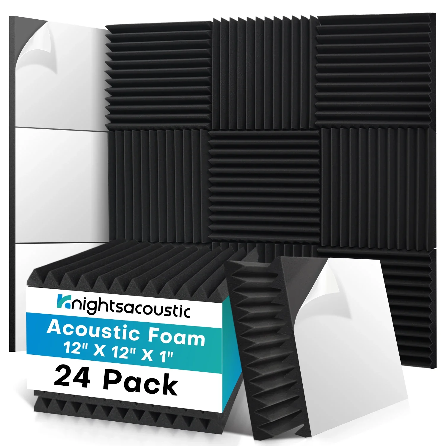 Acoustic Foam 24 Pack Sound Proof Wall Panels High Density Studio Sound Absorbing Material Acoustic Panels Home Decoration
Acoustic Foam 24 Pack Sound Proof Wall Panels High Density Studio Sound Absorbing Material Acoustic Panels Home Decoration