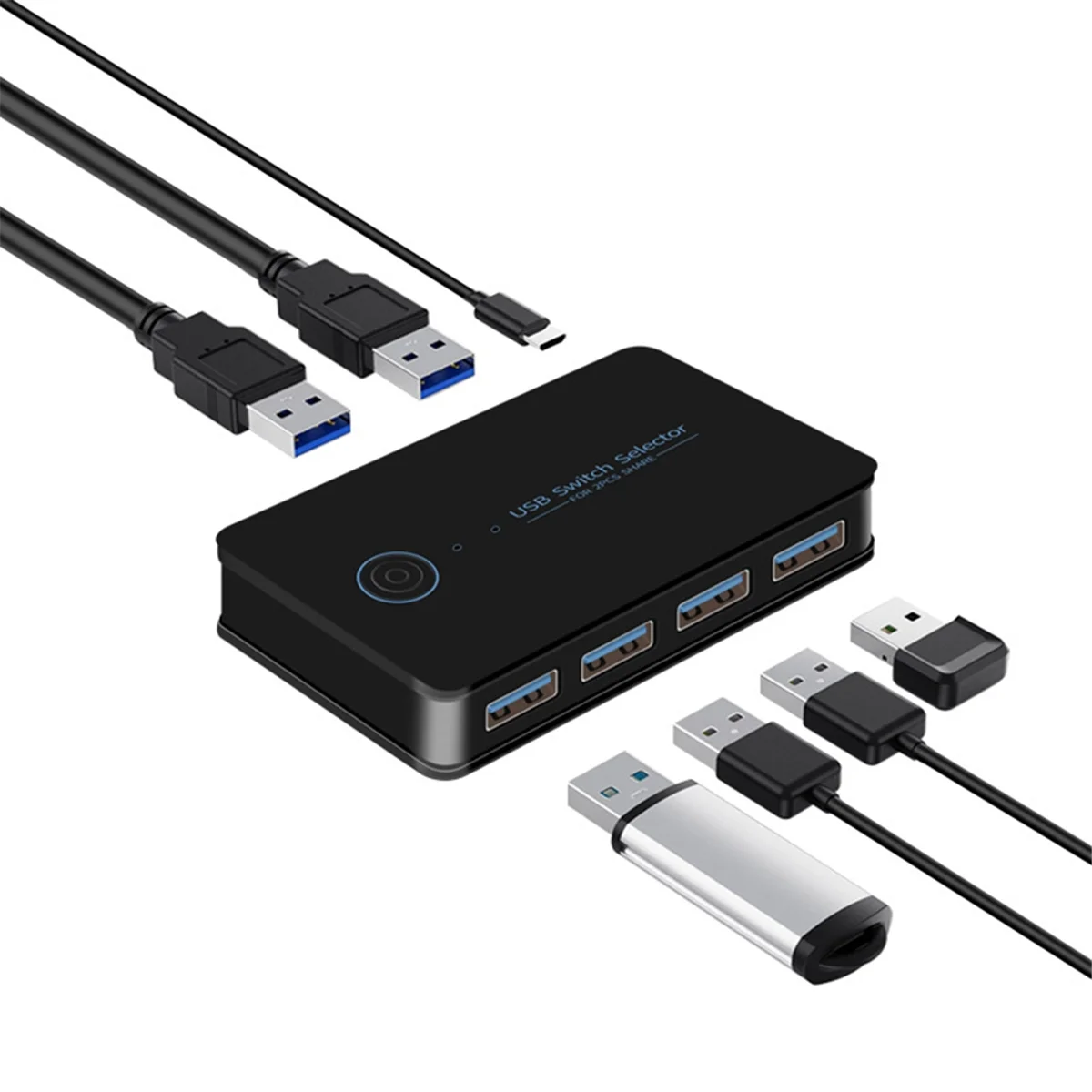 USB KVM-переключатель, USB-переключатель, 2 в 4 выхода, для ноутбука, ПК, клавиатуры, мыши, принтера, USB-переключатель, концентратор, адаптер USB 3,0
USB KVM-переключатель, USB-переключатель, 2 в 4 выхода, для ноутбука, ПК, клавиатуры, мыши, принтера, USB-переключатель, концентратор, адаптер USB 3,0