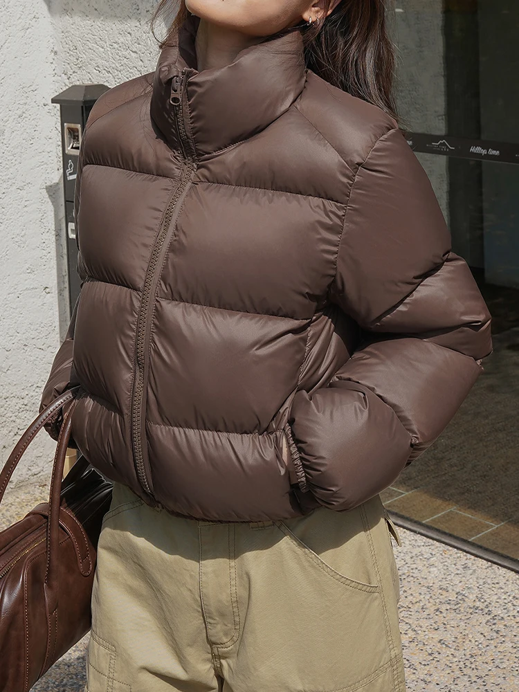 Winter Down Coats Women Korean Fashion Stand Collar Short Parkas Female Vintage Casual Thicken Warm Zipper Cotton Padded Jackets
Winter Down Coats Women Korean Fashion Stand Collar Short Parkas Female Vintage Casual Thicken Warm Zipper Cotton Padded Jackets