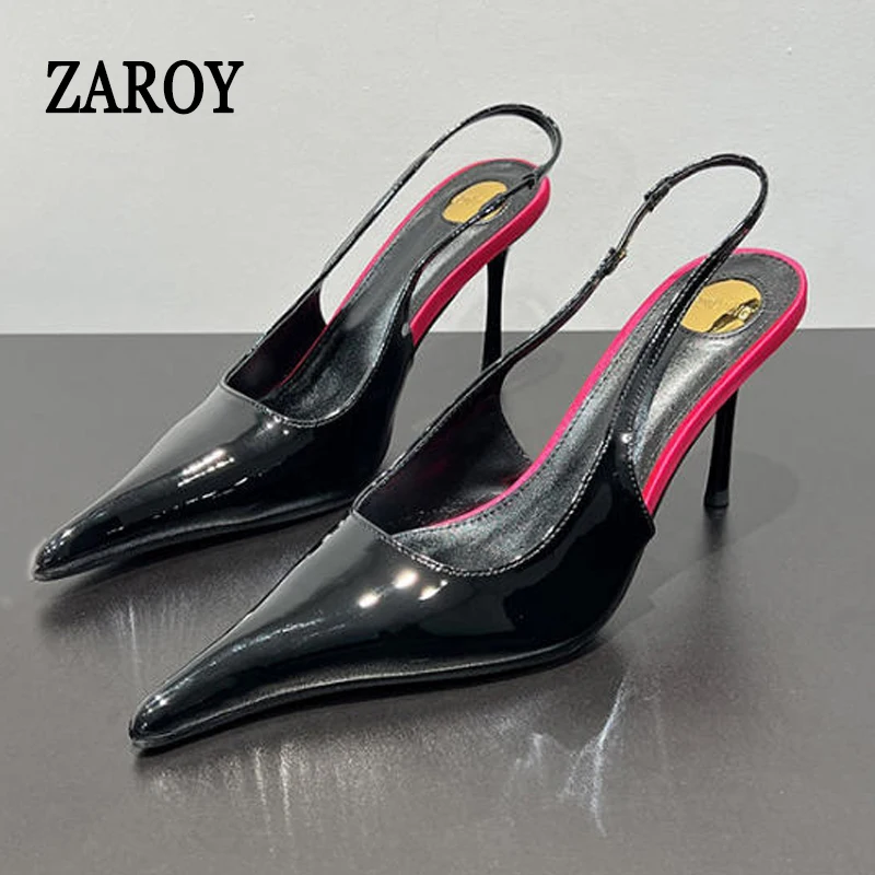 Women's Pumps And Heels Luxury Patent Leather Point Toe Thin High Heels Sandals Designer Wedding Banquet Party Stilettos Zapatos
Women's Pumps And Heels Luxury Patent Leather Point Toe Thin High Heels Sandals Designer Wedding Banquet Party Stilettos Zapatos