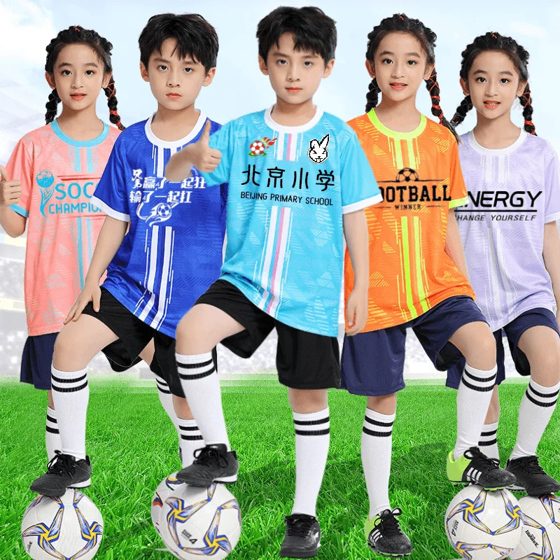 High Quality Soccer Jerseys For Kids Free Socks Custom Children Football Team Jersey Print Youth Boys Soccer Uniforms Play Ball
High Quality Soccer Jerseys For Kids Free Socks Custom Children Football Team Jersey Print Youth Boys Soccer Uniforms Play Ball