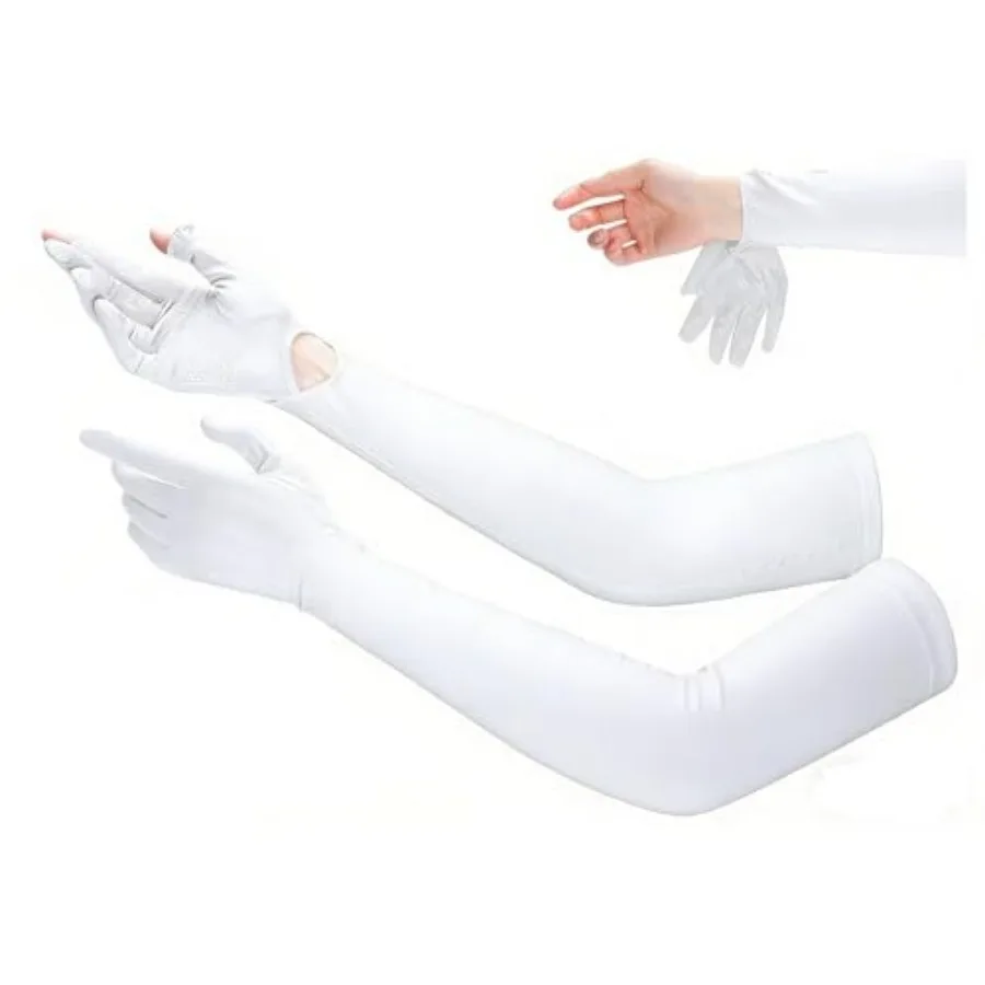 Sun Gloves for Women UV Protection UPF50+ Stretchy Ice Silk Long Arm Driving Cycling Running Gloves for Outdoor
Sun Gloves for Women UV Protection UPF50+ Stretchy Ice Silk Long Arm Driving Cycling Running Gloves for Outdoor