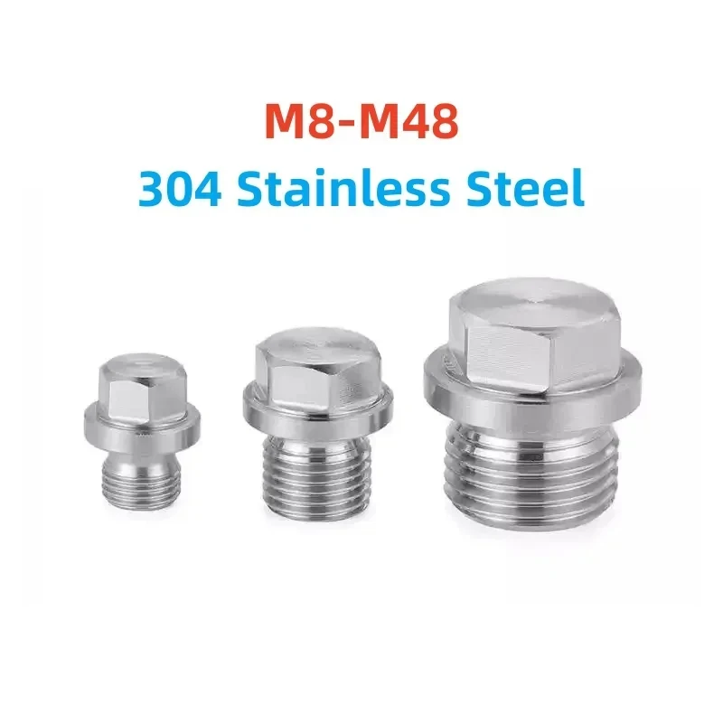 Outer Hex Flange Solid Pipe Plug 304 Stainless Steel Threaded End Cap For Oil Water Pipeline M8 M48
Outer Hex Flange Solid Pipe Plug 304 Stainless Steel Threaded End Cap For Oil Water Pipeline M8 M48